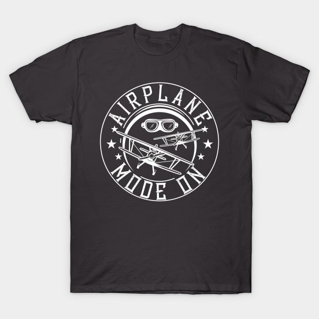 Airplane mode on T-Shirt by A-prints